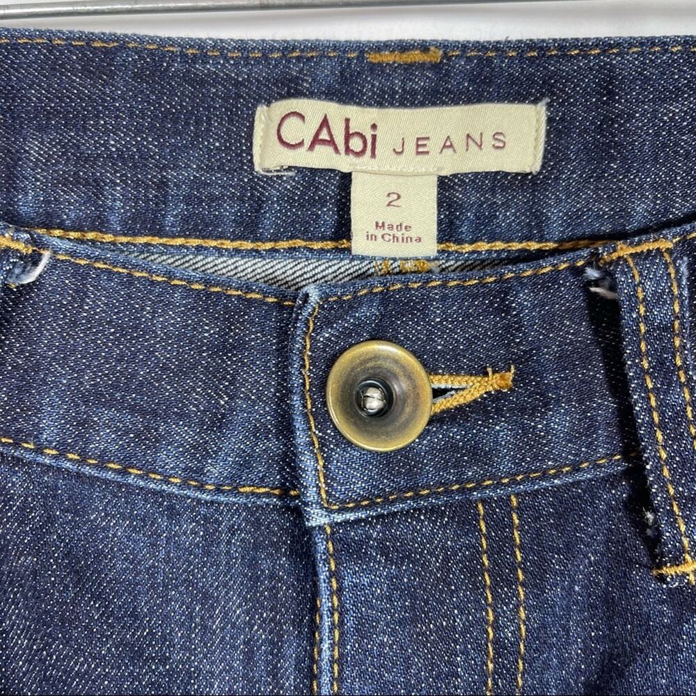 CAbi, Low Rise, Dark Wash Jeans, Size 2. In excellent condition!! - Picture 2 of 7